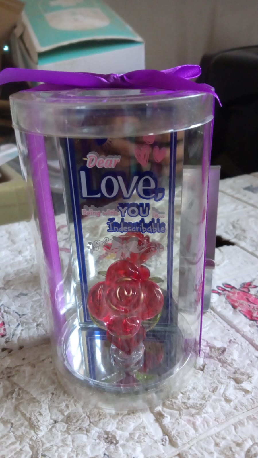 17530 Lovely Rose Gift Showpiece, Love showpiece Valentine's Day Gift, Cute Anniversary, Wedding, Birthday, Boyfriend, Husband Romantic Unique Gift Set, Home Decoration Gift Set (1 Pc) 17530 Lovely Rose Gift Showpiece, Love showpiece Valentine's Day Gift, Cute Anniversary, Wedding, Birthday, Boyfriend, Husband Romantic Unique Gift Set, Home Decoration Gift Set (1 Pc)